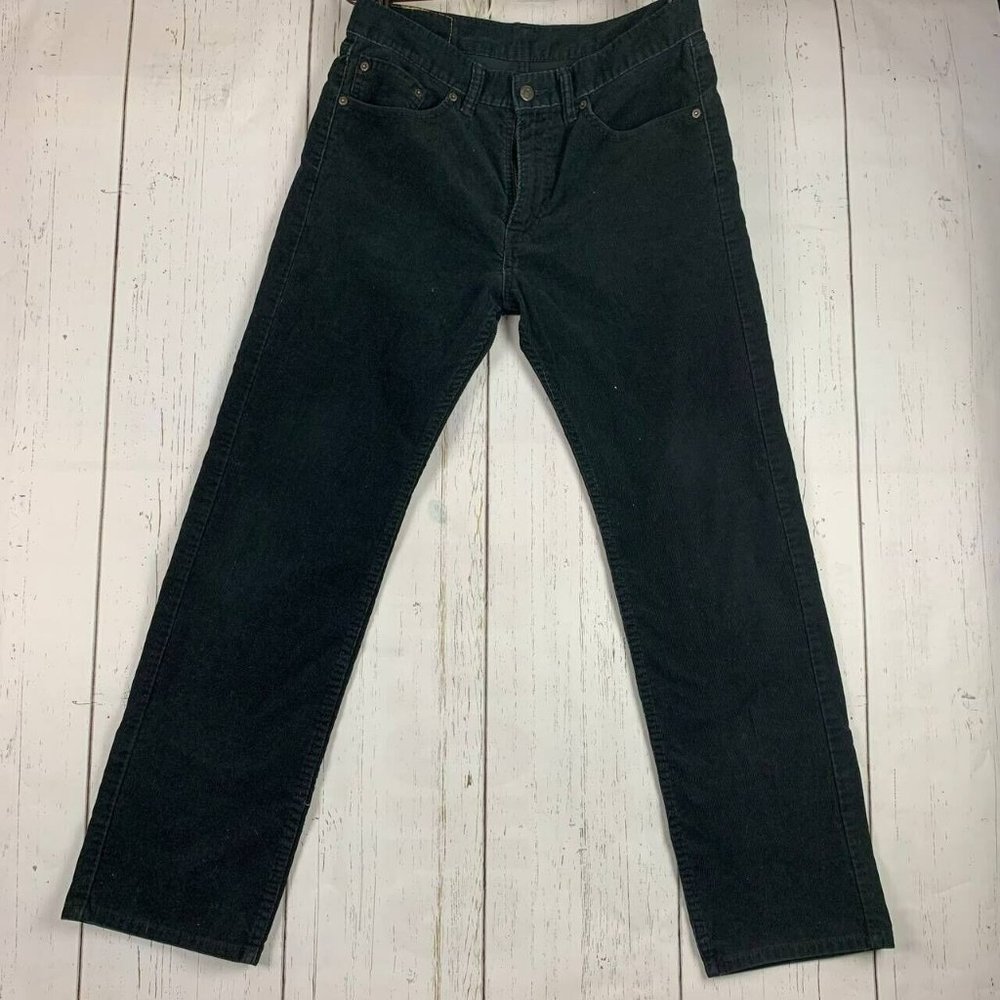 Levis 505 32 Regular Fit Low Rise Black Jeans Pants Denim Women